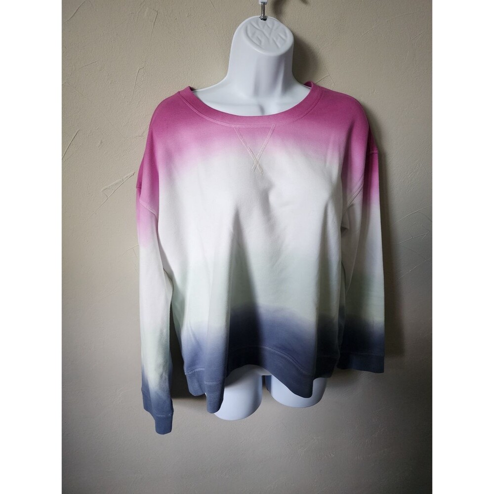 Women's Ombre Crewneck Sweatshirt - Size Medium